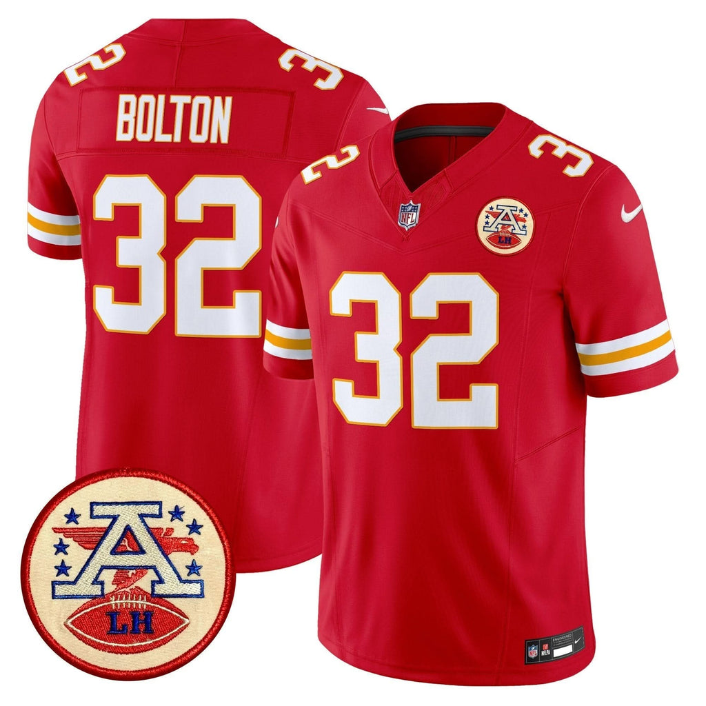 KC 2024 Lamar Hunt Patch Vapor Limited Jersey