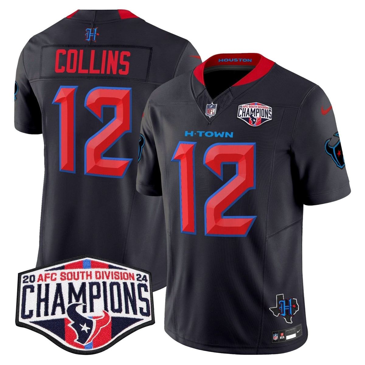 HT 2024 AFC South Division Champions Patch Vapor Limited Jersey
