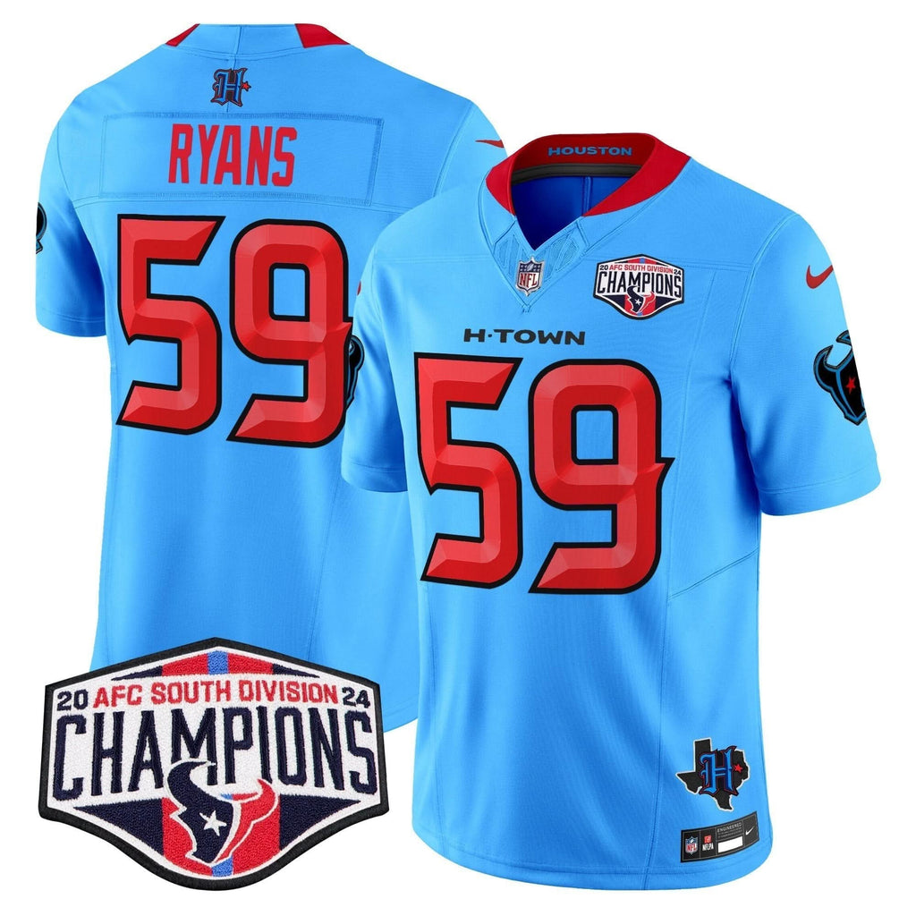 HT 2024 AFC South Division Champions Patch Vapor Limited Jersey