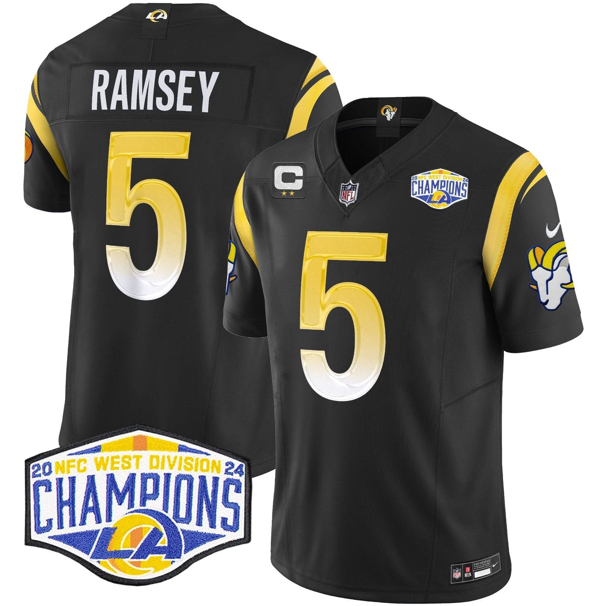 LAR 2024 NFC West Division Champions Vapor Limited Jersey