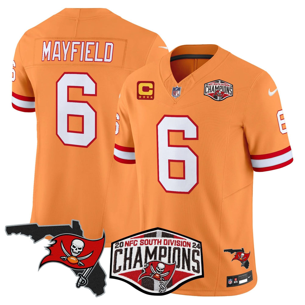TB 2024 NFC South Division Champions Patch Vapor Limited Jersey