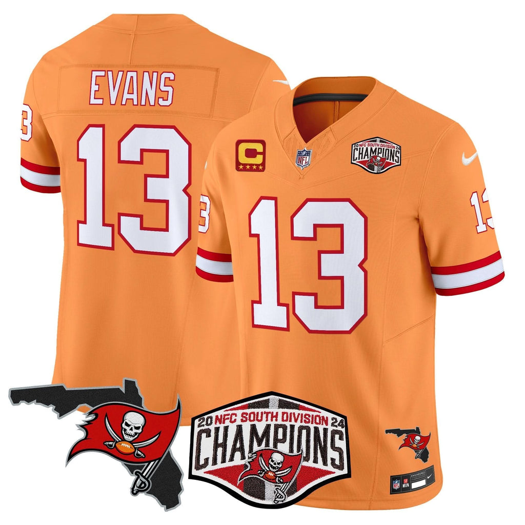 TB 2024 NFC South Division Champions Patch Vapor Limited Jersey