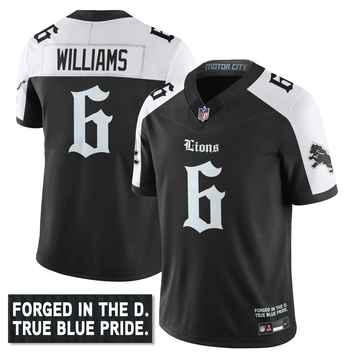 DET 'Gothic Motor City Edition' Vapor Limited Jersey