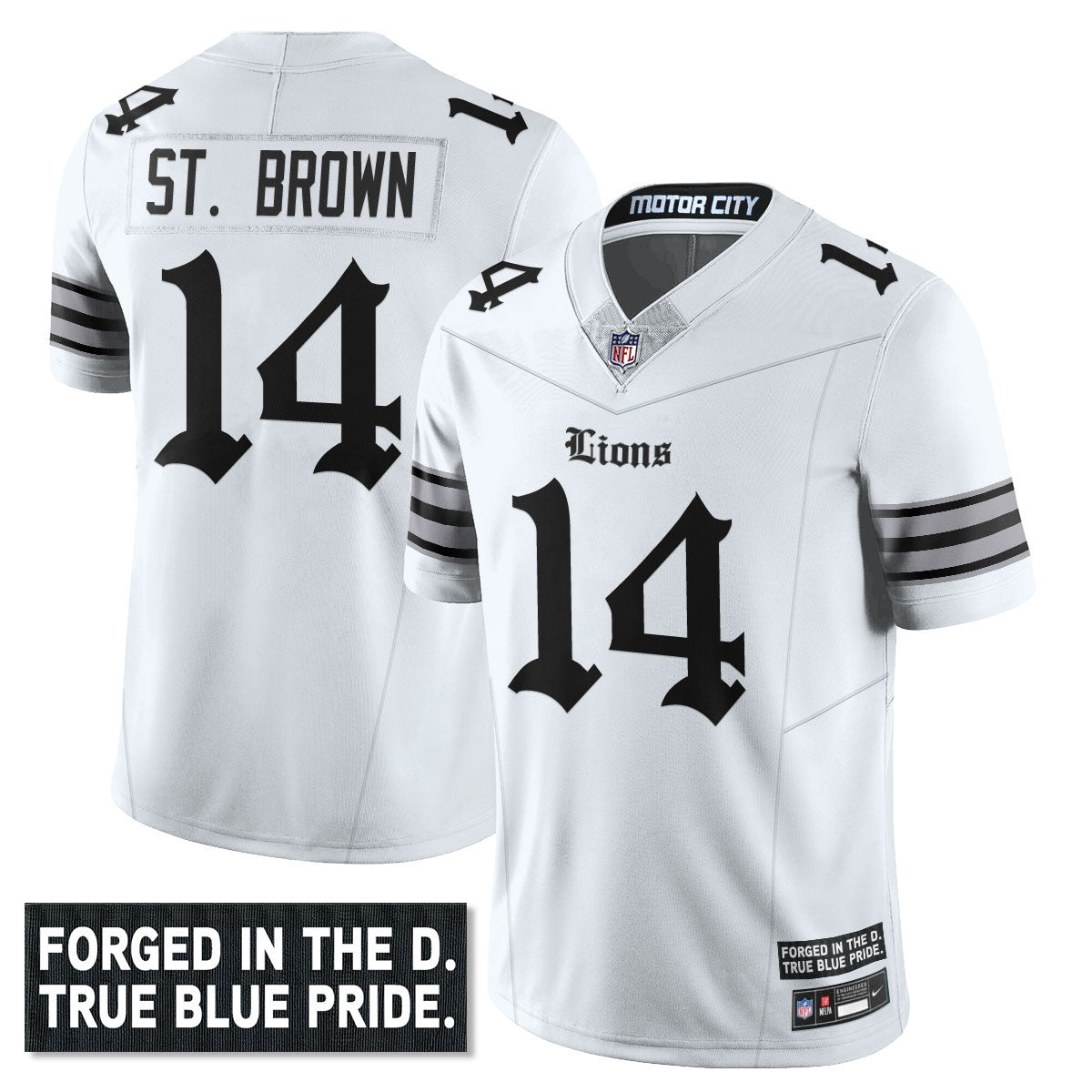 DET 'Gothic Motor City Edition' Vapor Limited Jersey