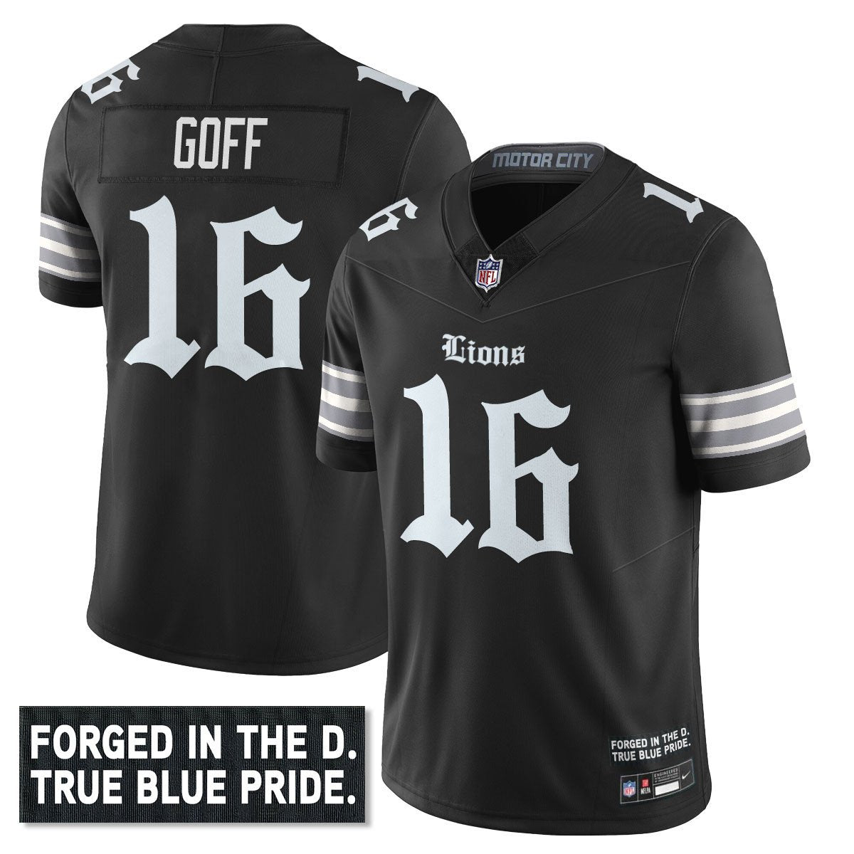 DET 'Gothic Motor City Edition' Vapor Limited Jersey