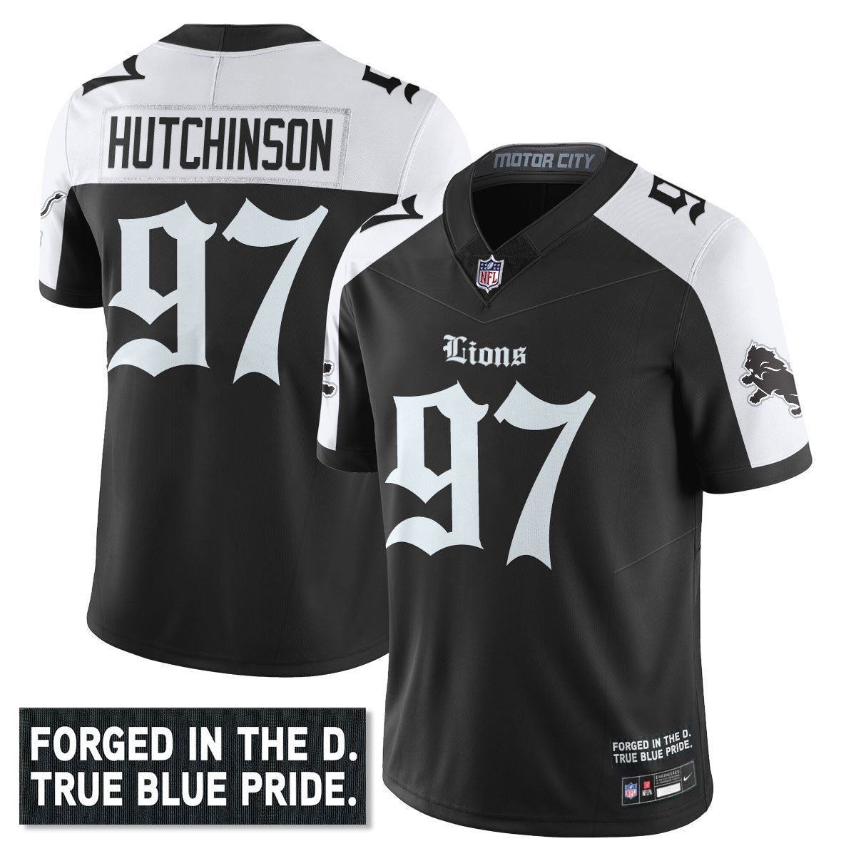 DET 'Gothic Motor City Edition' Vapor Limited Jersey