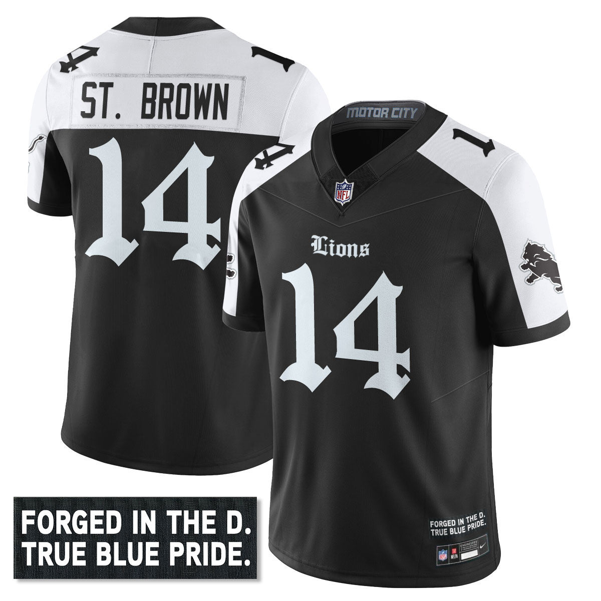 DET 'Gothic Motor City Edition' Vapor Limited Jersey