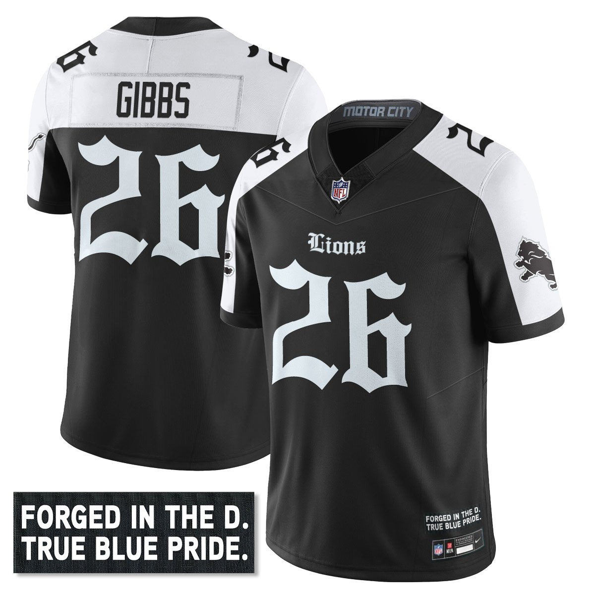 DET 'Gothic Motor City Edition' Vapor Limited Jersey