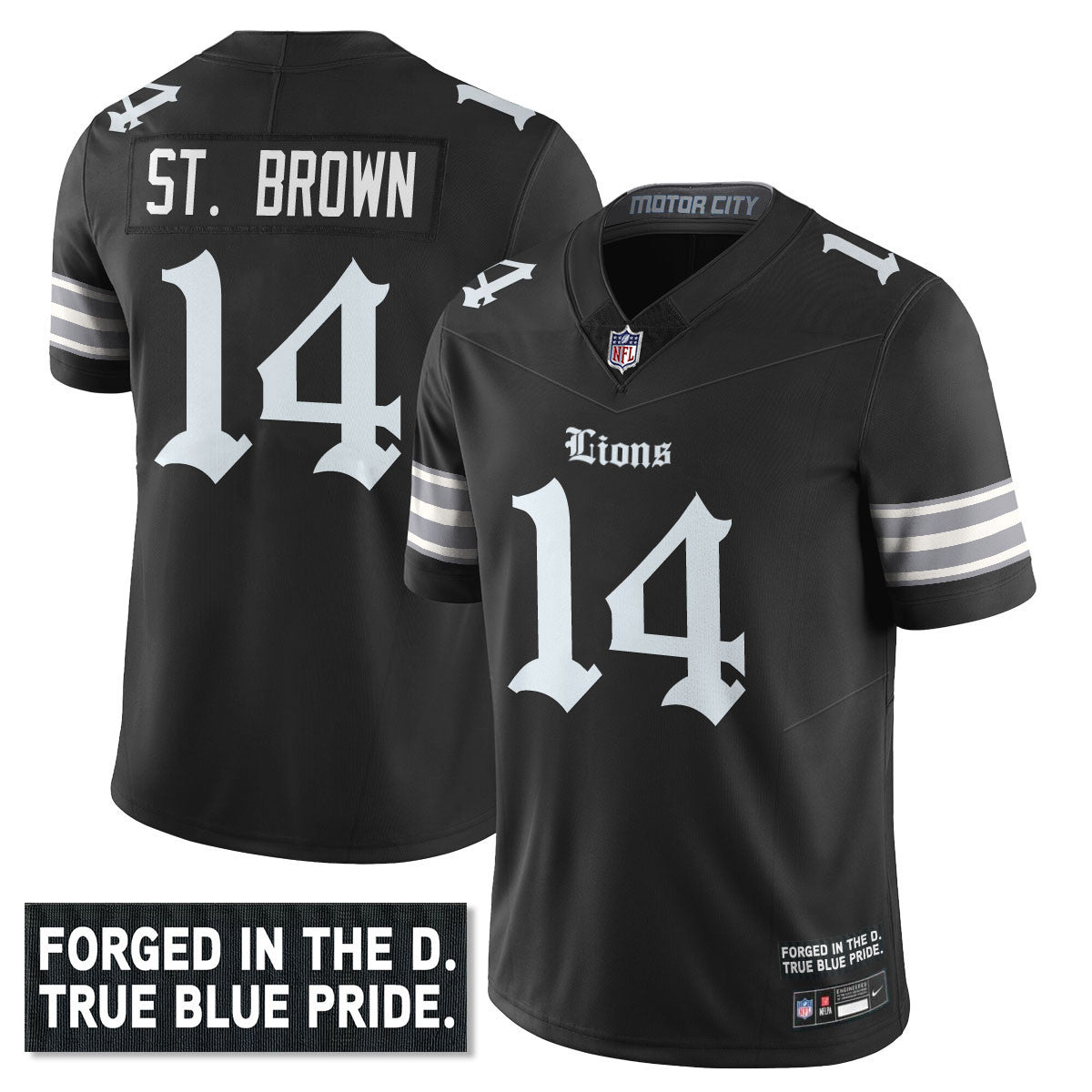 DET 'Gothic Motor City Edition' Vapor Limited Jersey