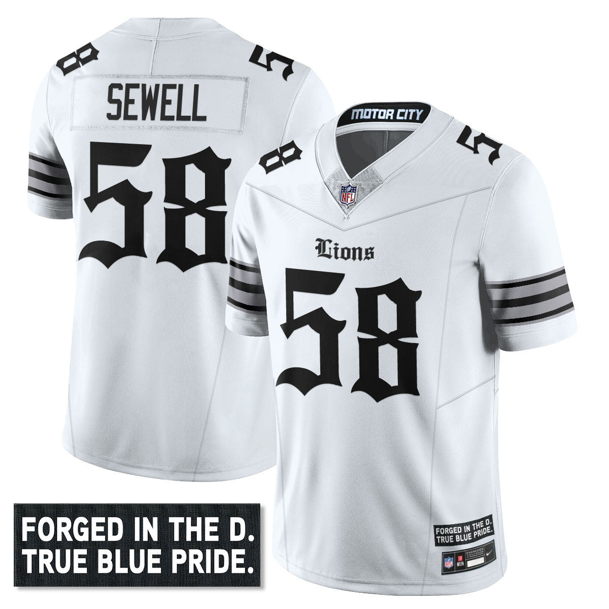 DET 'Gothic Motor City Edition' Vapor Limited Jersey