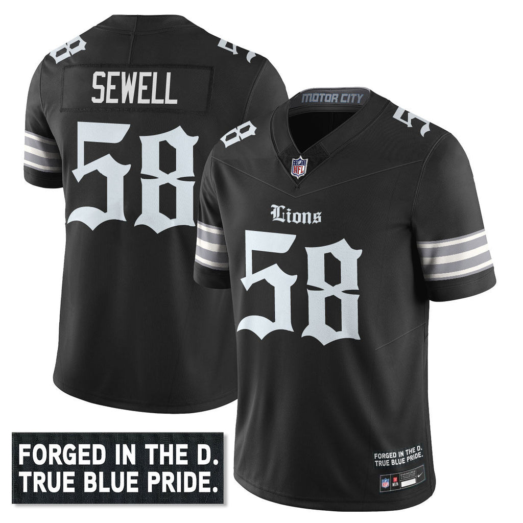 DET 'Gothic Motor City Edition' Vapor Limited Jersey