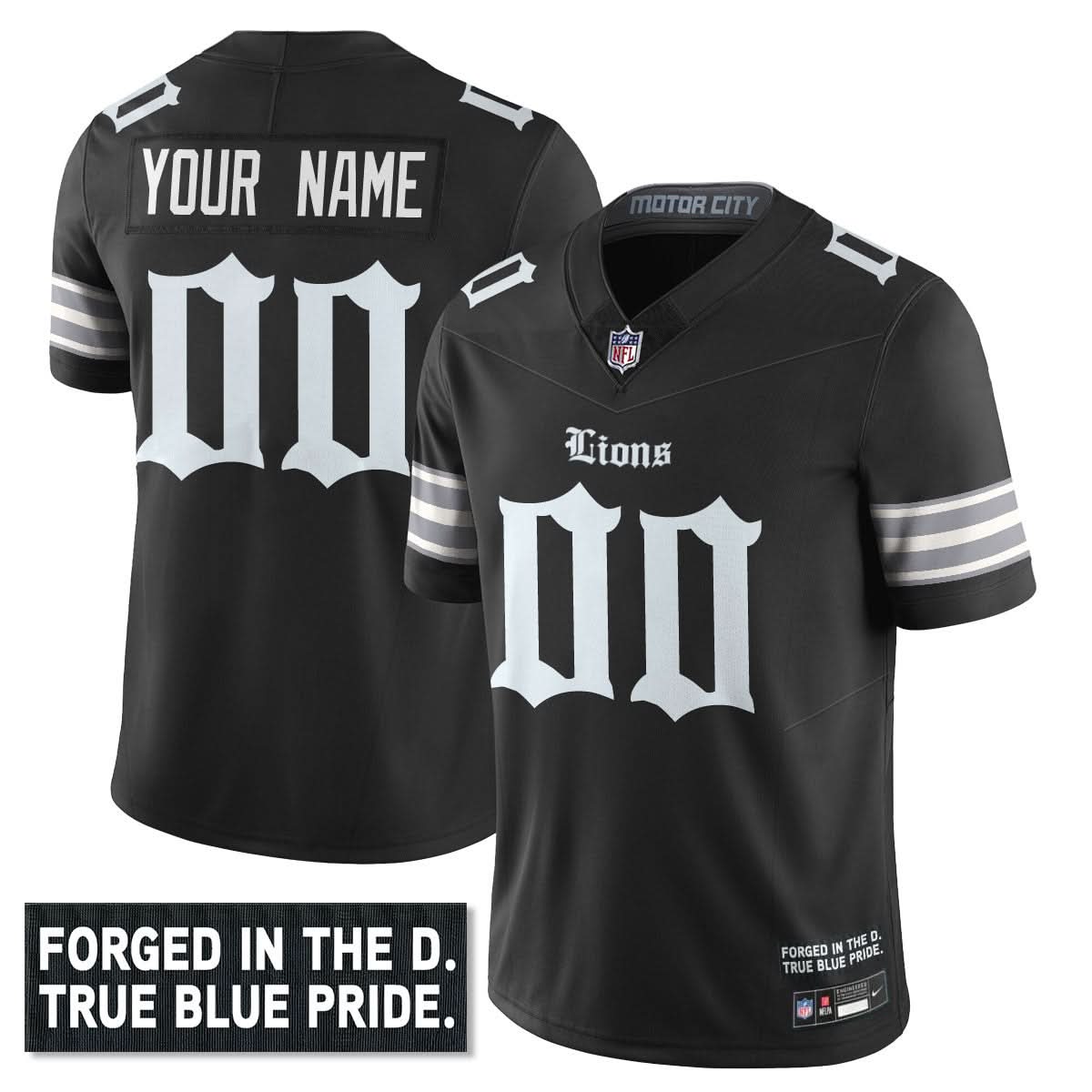 DET 'Gothic Motor City Edition' Vapor Limited Jersey