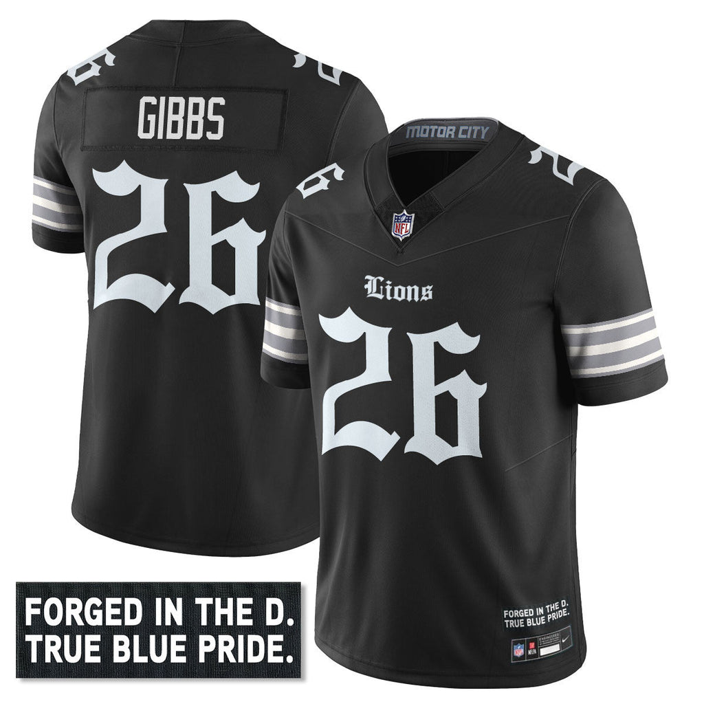 DET 'Gothic Motor City Edition' Vapor Limited Jersey