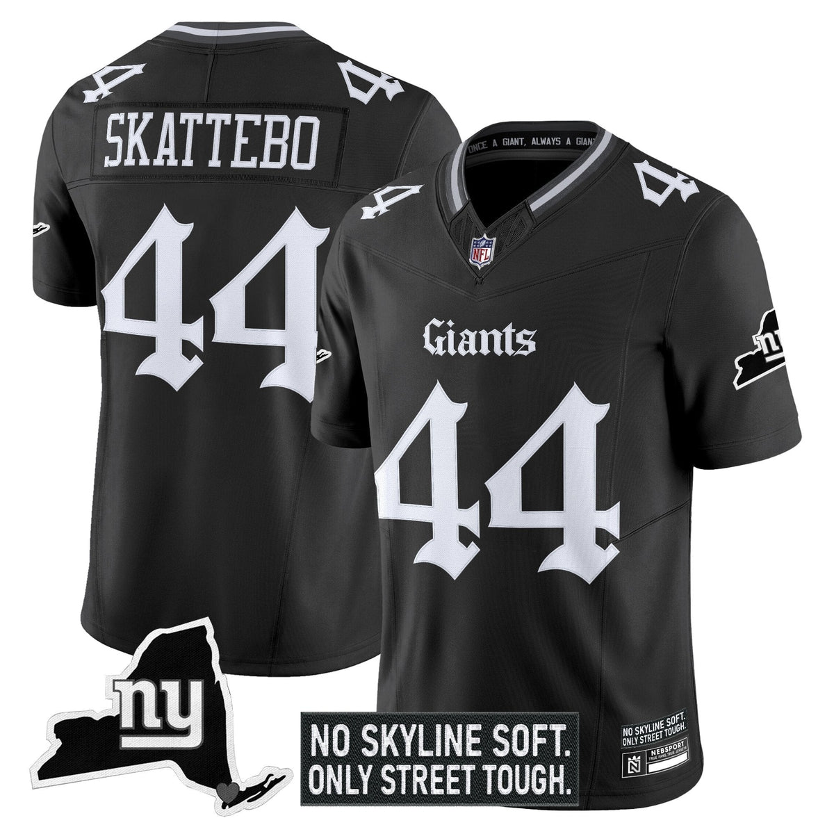 NYG 'Gothic Gotham Edition' Vapor Limited Jersey