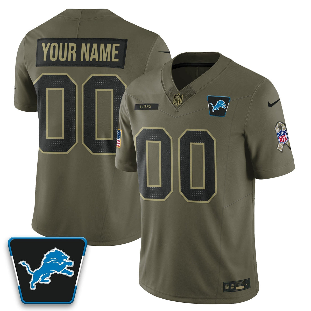 DET 2025 Salute to Service Limited Jersey