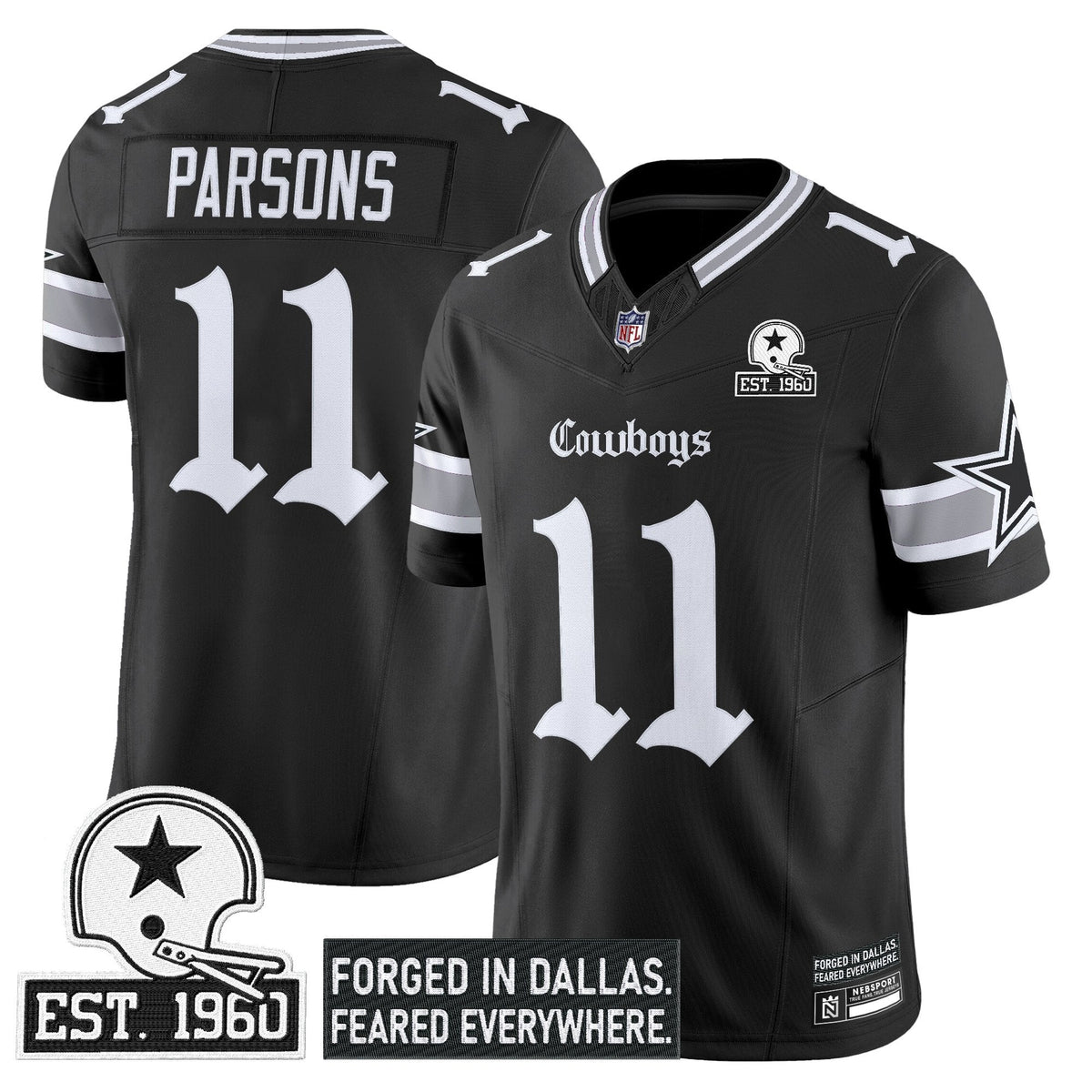 DAL 'Gothic Lone Star Edition' Vapor Limited Jersey