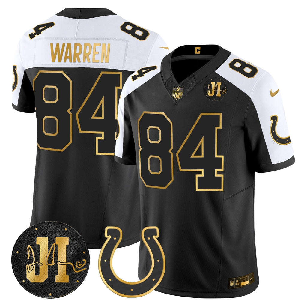 IND 2025 Jim Irsay Patch Gold Vapor Limited Jersey