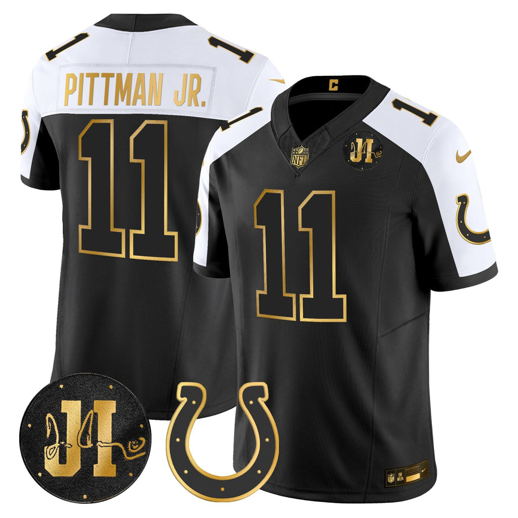 IND 2025 Jim Irsay Patch Gold Vapor Limited Jersey