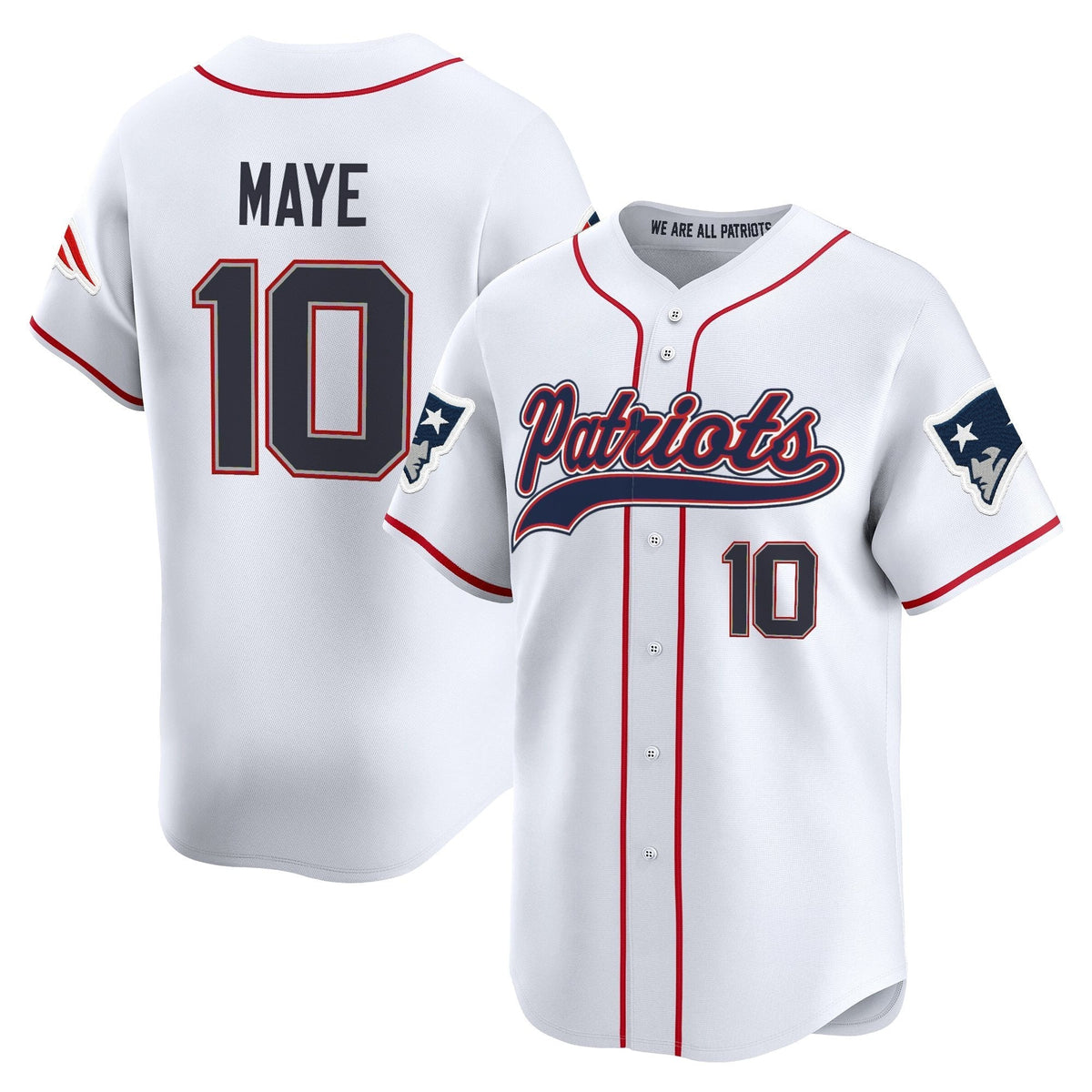 NE 2025 Vapor Baseball Jersey - All Stitched