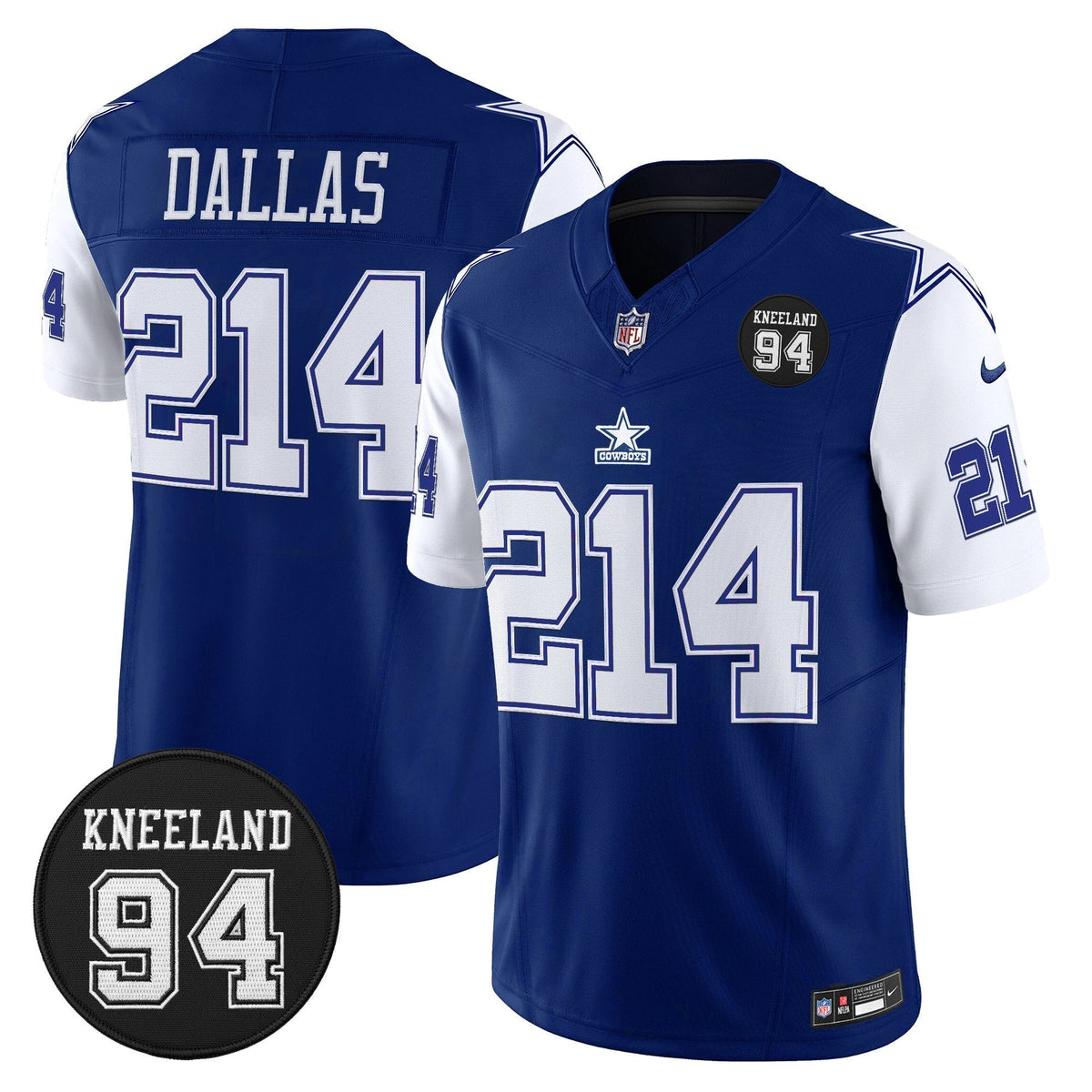 DAL #94 Marshawn Kneeland Memorial Patch Vapor Limited Jersey