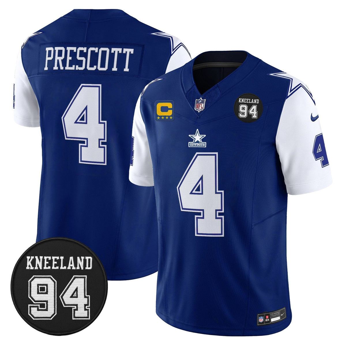 DAL #94 Marshawn Kneeland Memorial Patch Vapor Limited Jersey