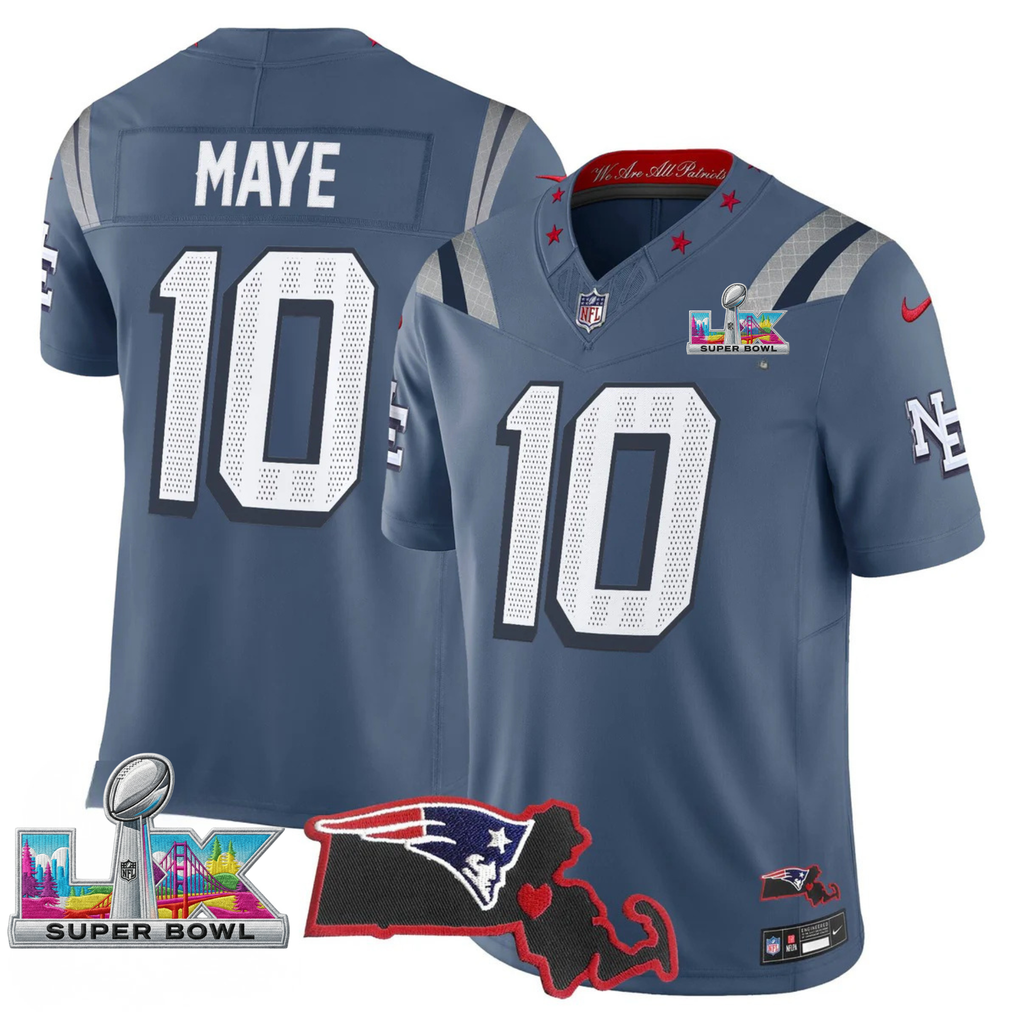 NE SB LX Game Patch Vapor Limited Jersey
