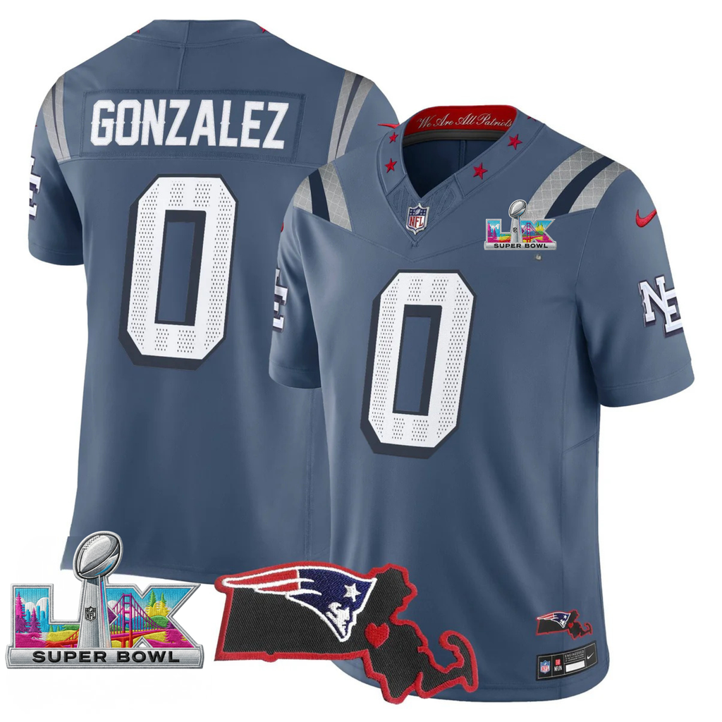 NE SB LX Game Patch Vapor Limited Jersey