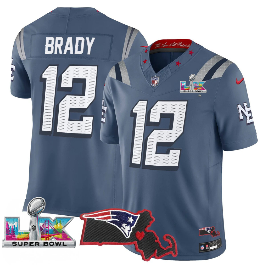 NE SB LX Game Patch Vapor Limited Jersey