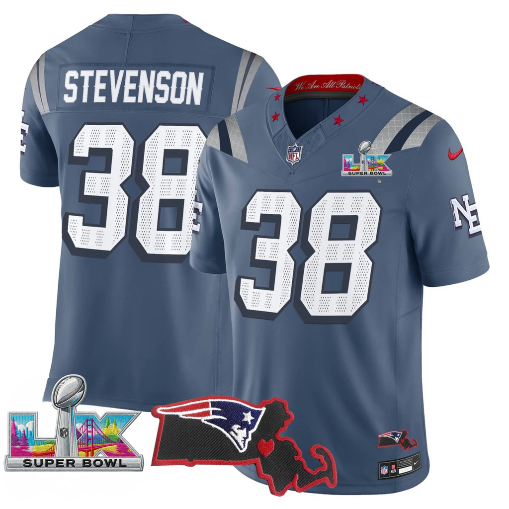 NE SB LX Game Patch Vapor Limited Jersey