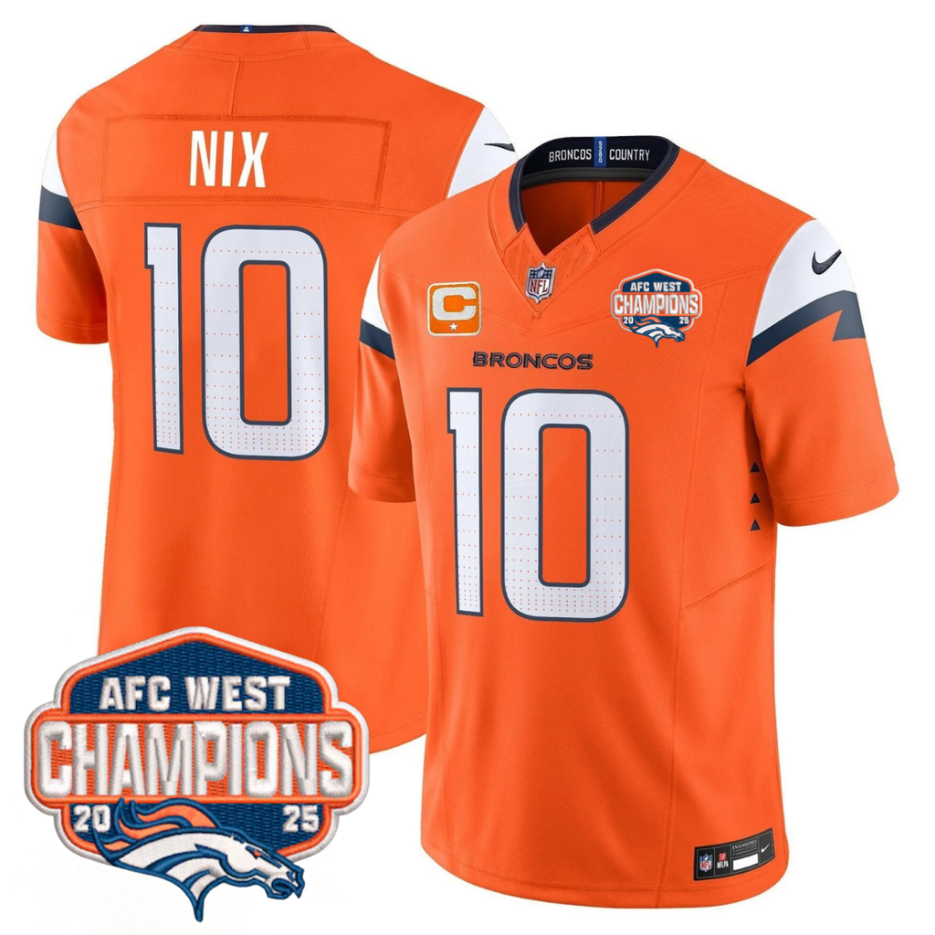 DEN AFC West Champions Patch Vapor Limited Jersey V2