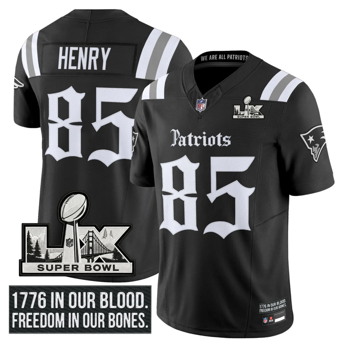 NE SB LX Patch Vapor Limited Gothic Jersey