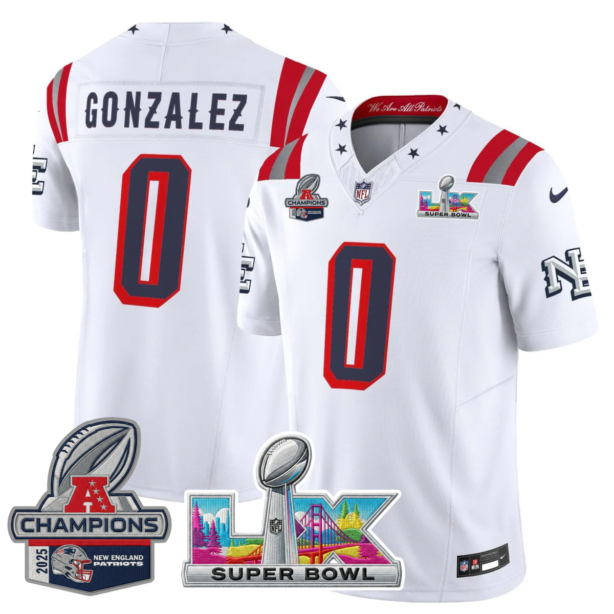 NE 2025 "Rivalries" AFC Champions Vapor Limited Jersey