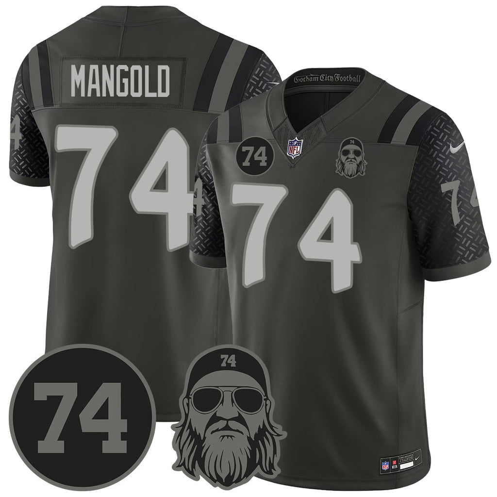 NYJ Vapor Limited Jersey - Nick Mangold Patch