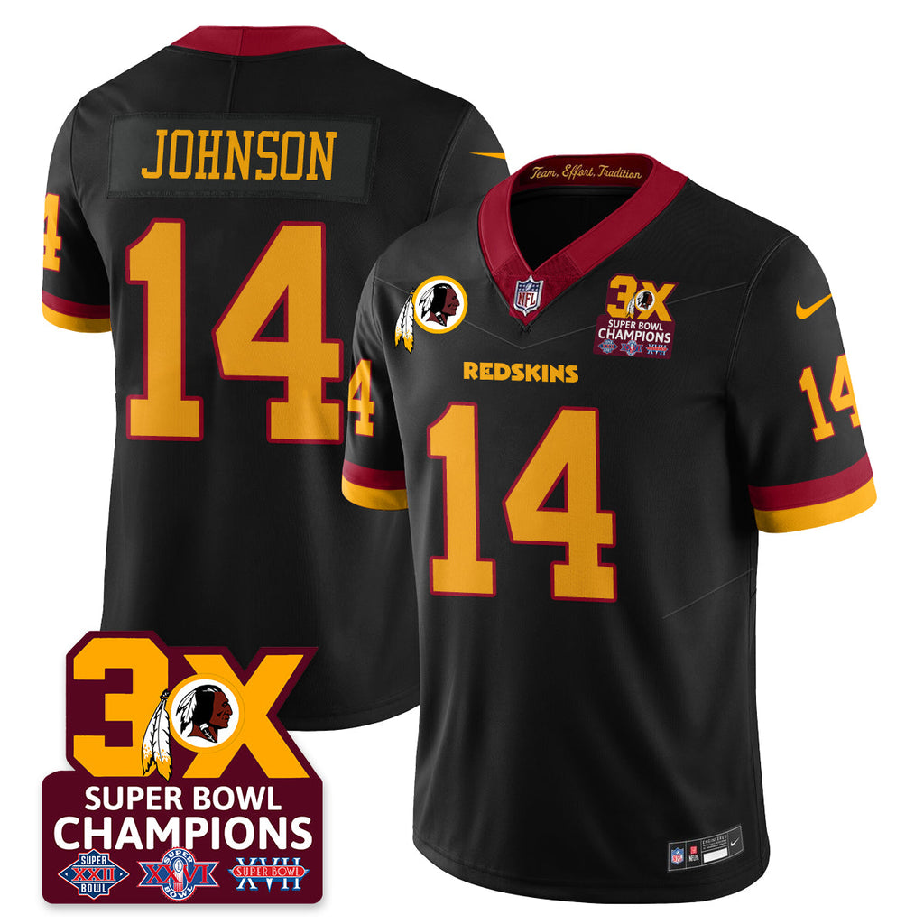 WAS 3-Time Champions Patch Vapor Limited Jersey