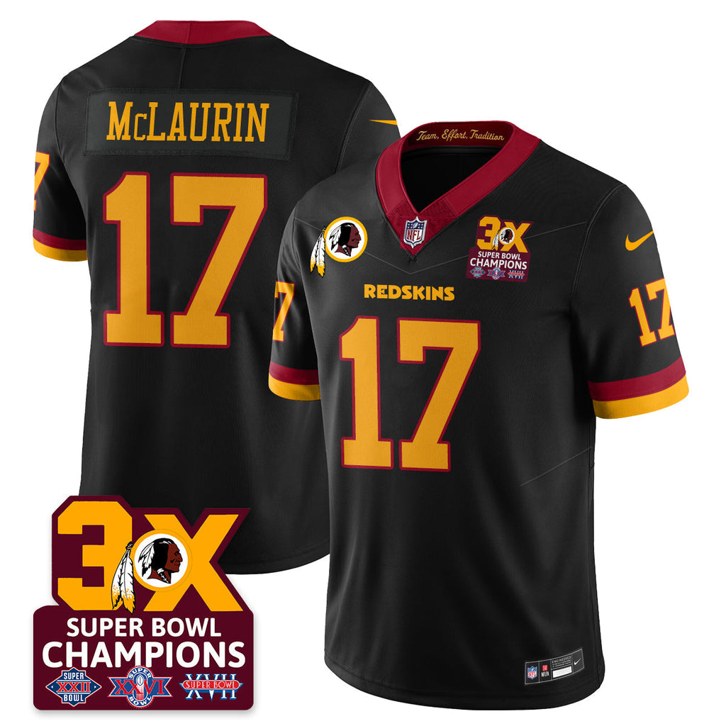 WAS 3-Time Champions Patch Vapor Limited Jersey