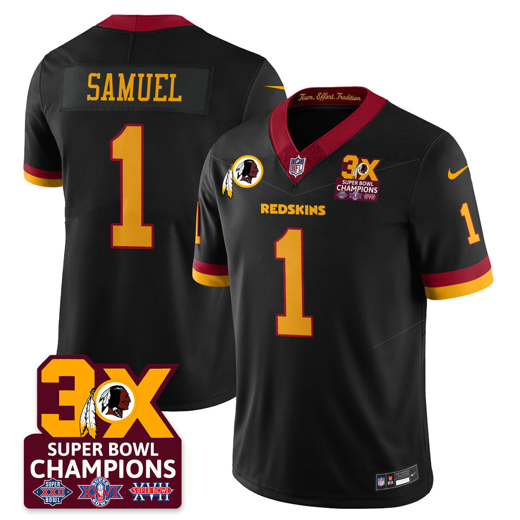 WAS 3-Time Champions Patch Vapor Limited Jersey