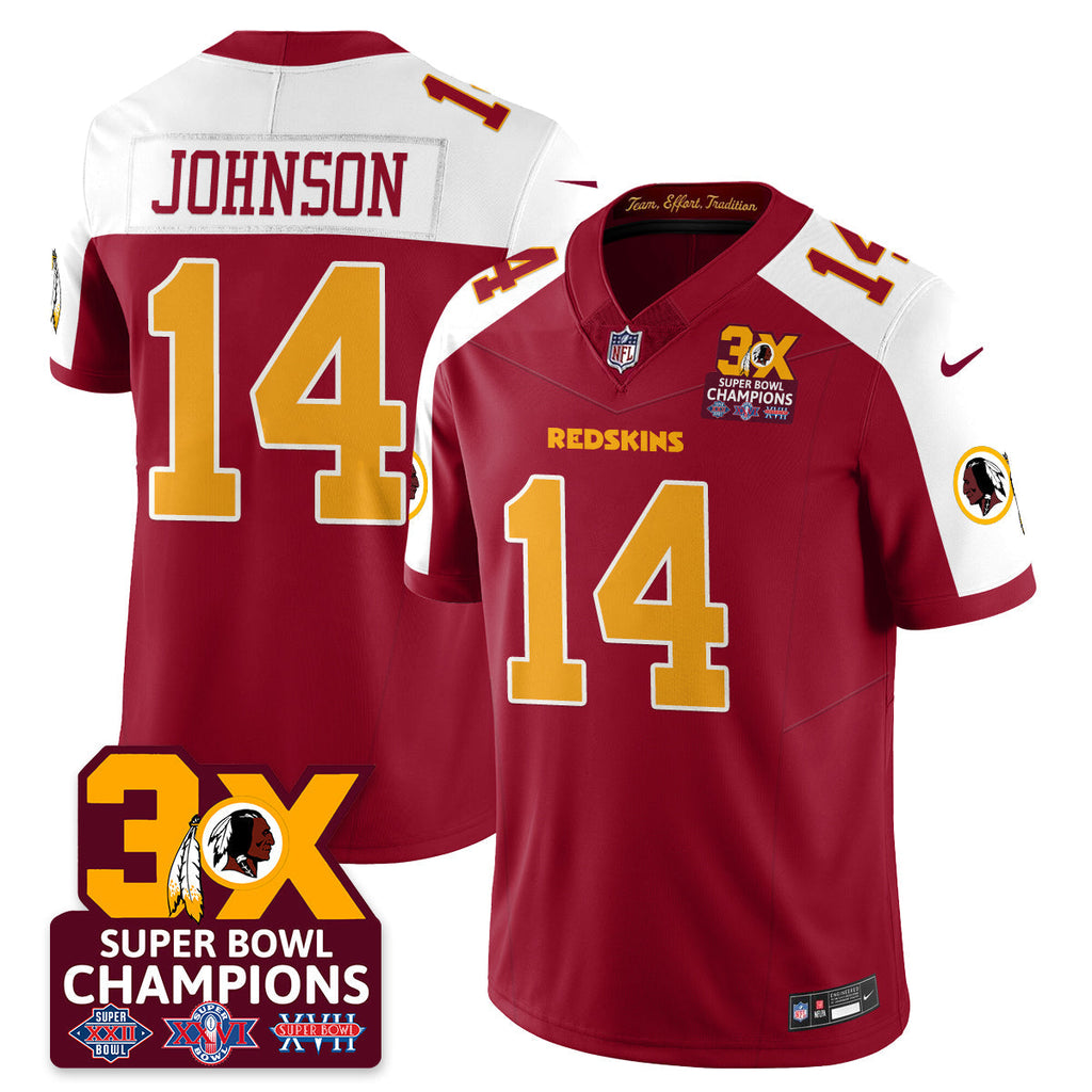 WAS 3-Time Champions Patch Vapor Limited Jersey