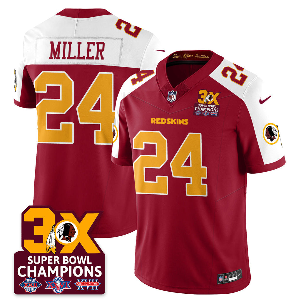 WAS 3-Time Champions Patch Vapor Limited Jersey