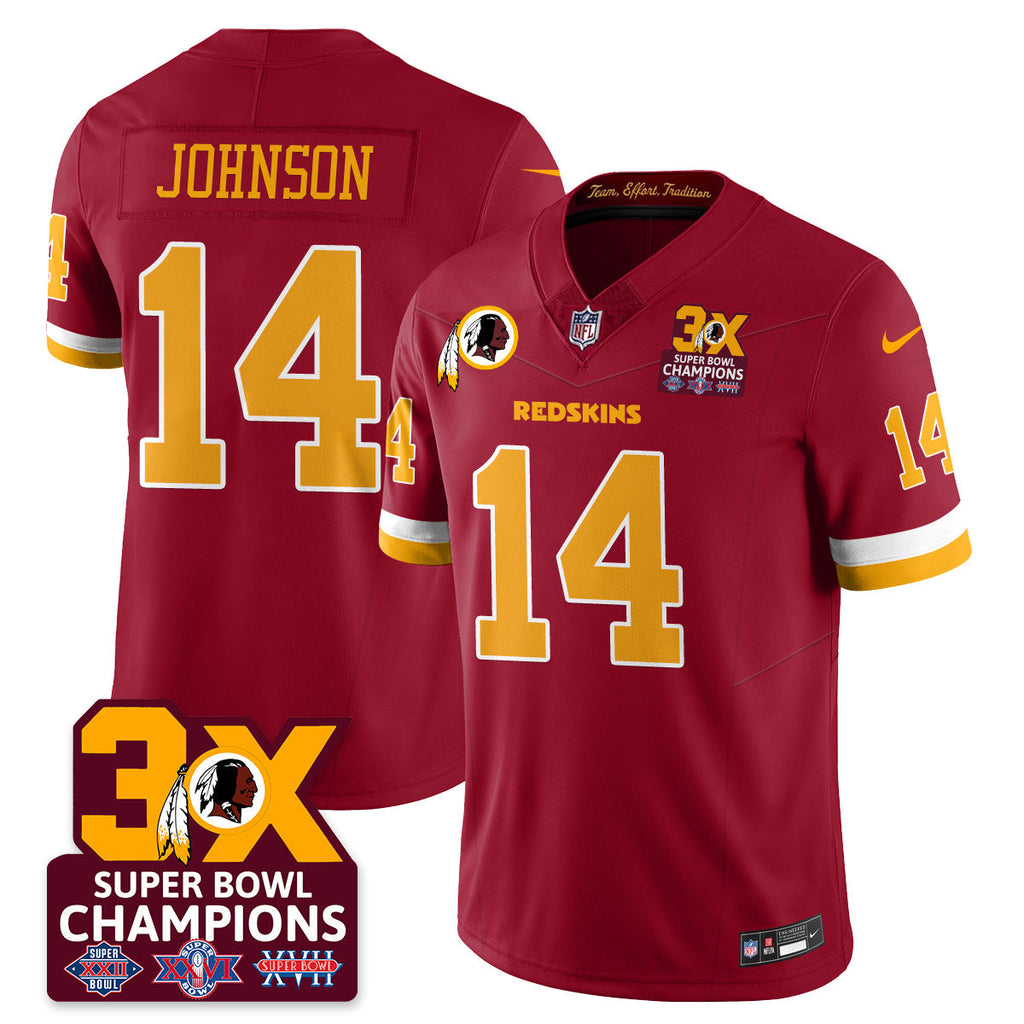 WAS 3-Time Champions Patch Vapor Limited Jersey