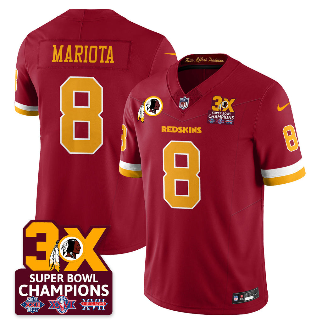 WAS 3-Time Champions Patch Vapor Limited Jersey