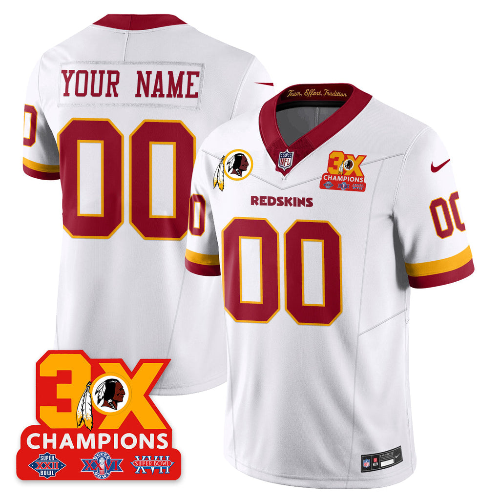 WAS 3-Time Champions Patch Vapor Limited Throwback Jersey