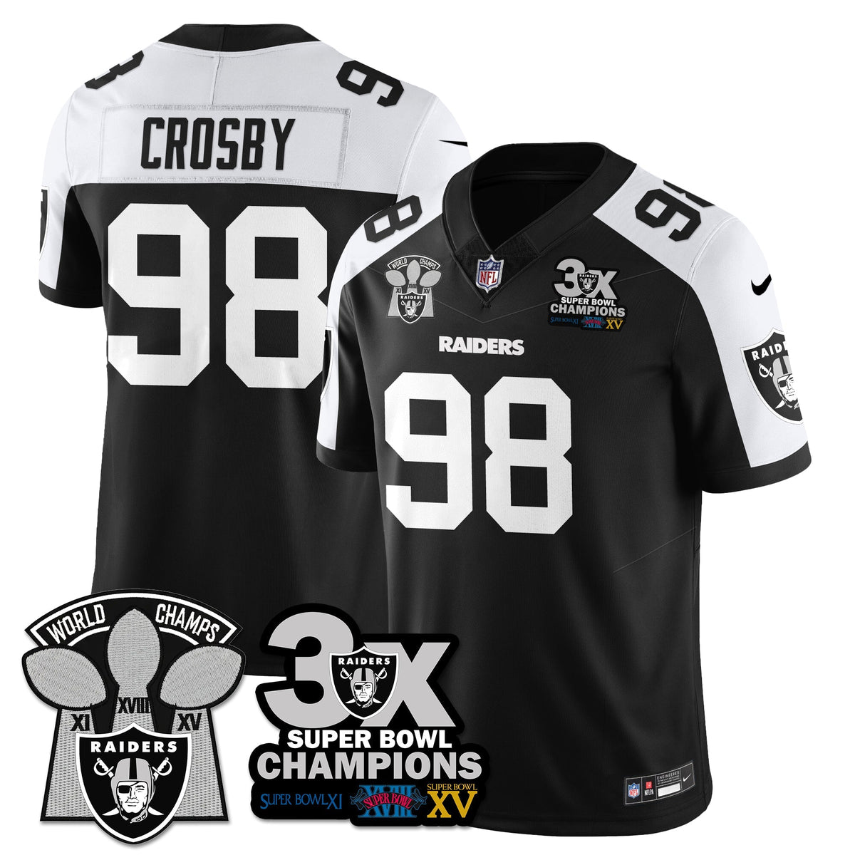LVR 3-Time Champions Patch Vapor Limited Jersey