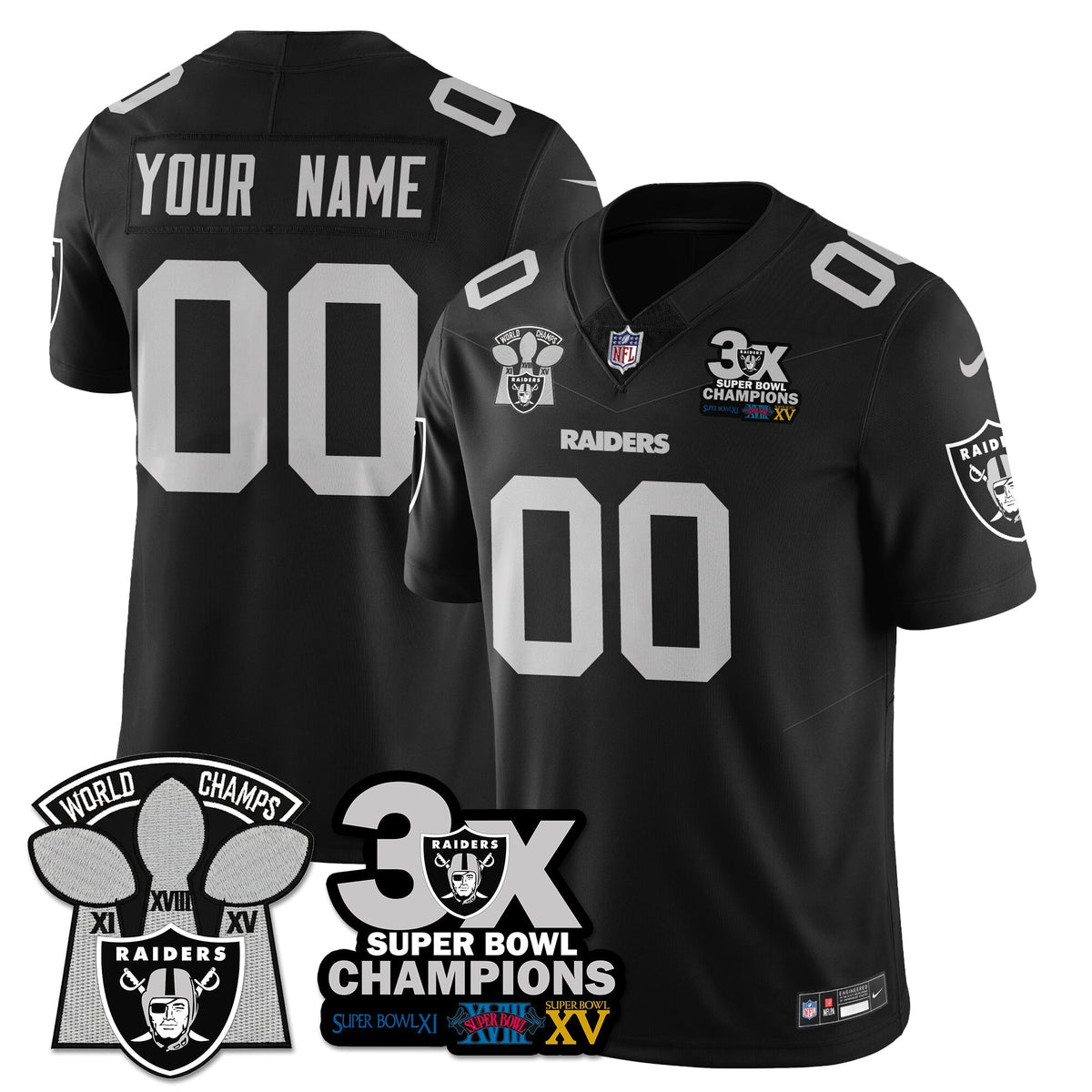 LVR 3-Time Champions Patch Vapor Limited Jersey