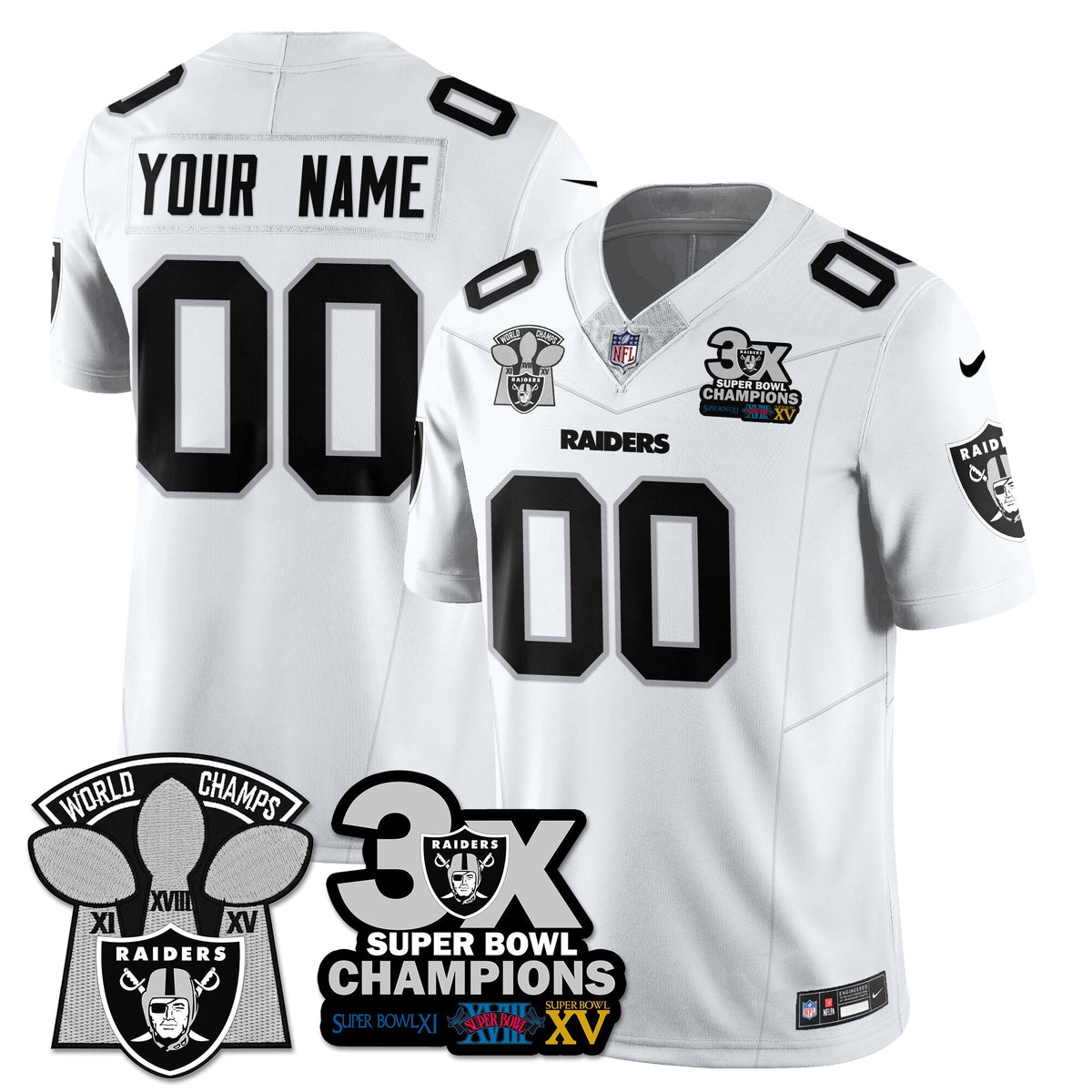 LVR 3-Time Champions Patch Vapor Limited Jersey