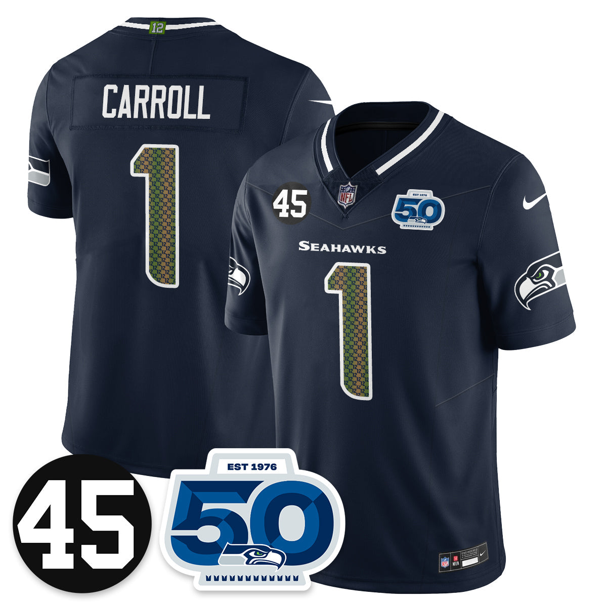 SEA Vapor Limited Jersey - Honor Kenny Easley