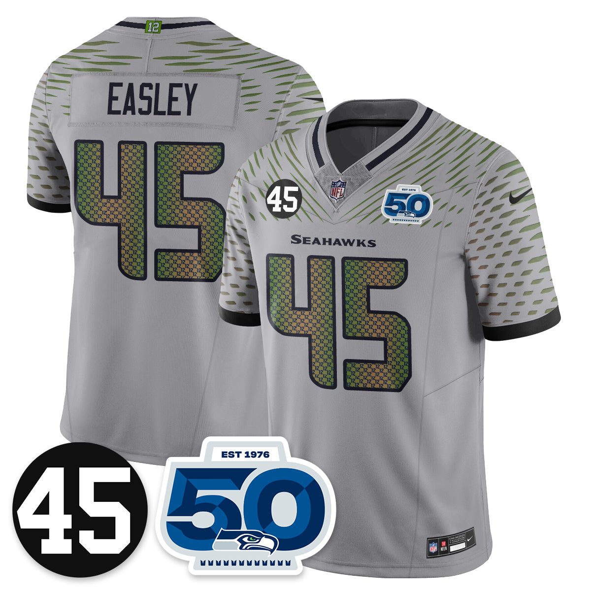 SEA Vapor Limited Jersey - Honor Kenny Easley