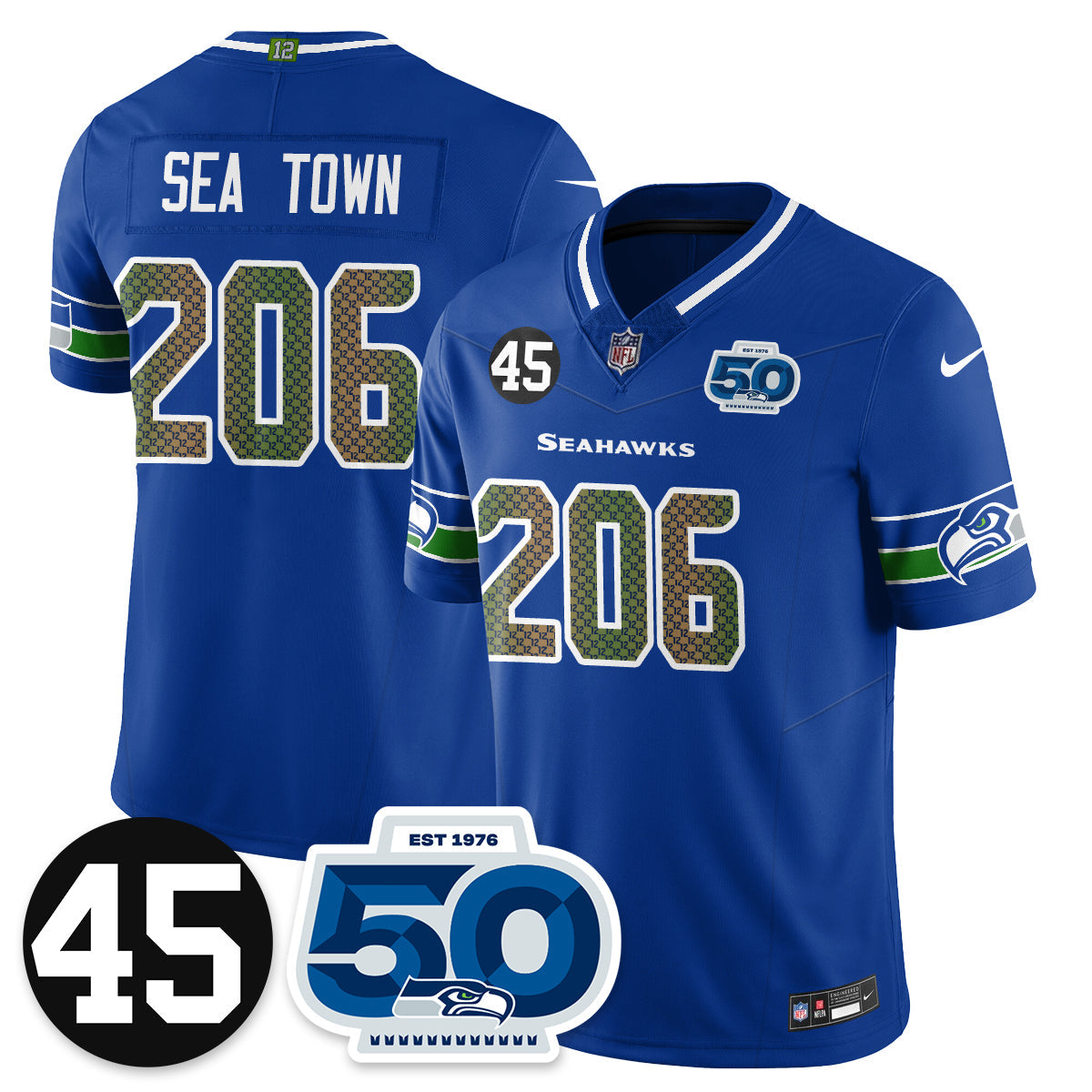 SEA Vapor Limited Jersey - Honor Kenny Easley