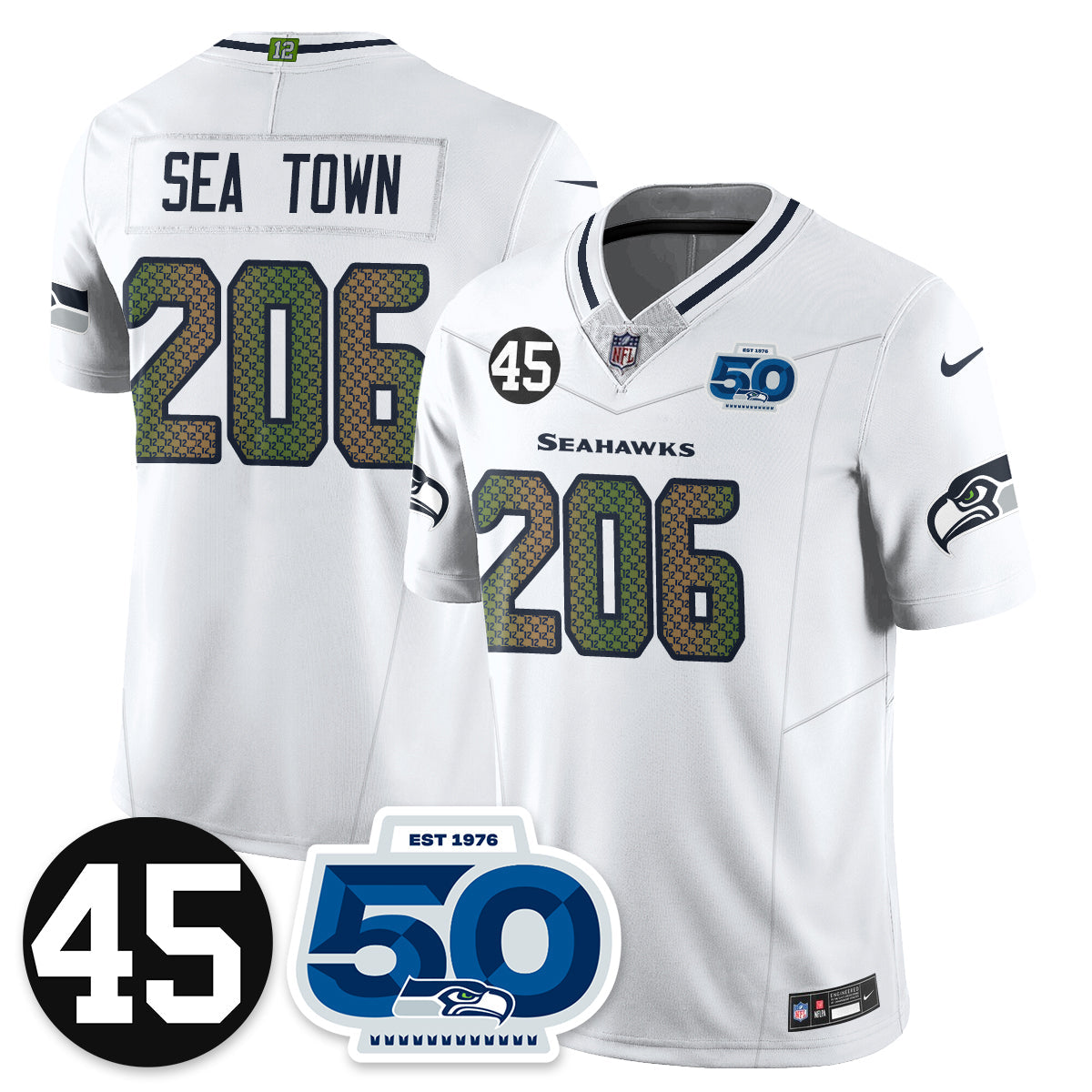 SEA Vapor Limited Jersey - Honor Kenny Easley