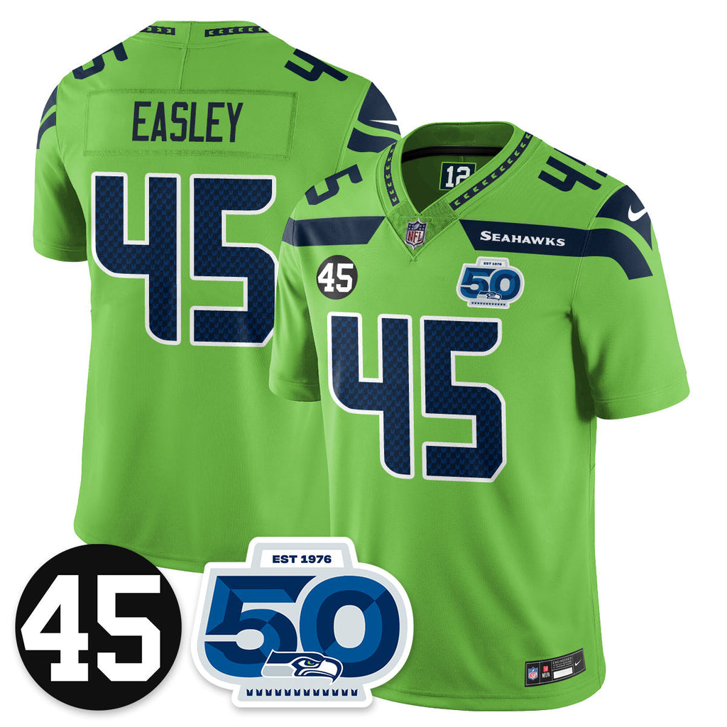 SEA Vapor Limited Jersey - Honor Kenny Easley