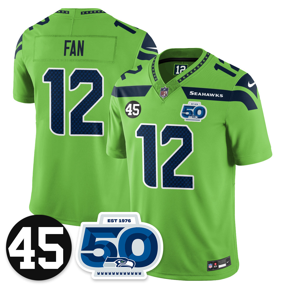 SEA Vapor Limited Jersey - Honor Kenny Easley